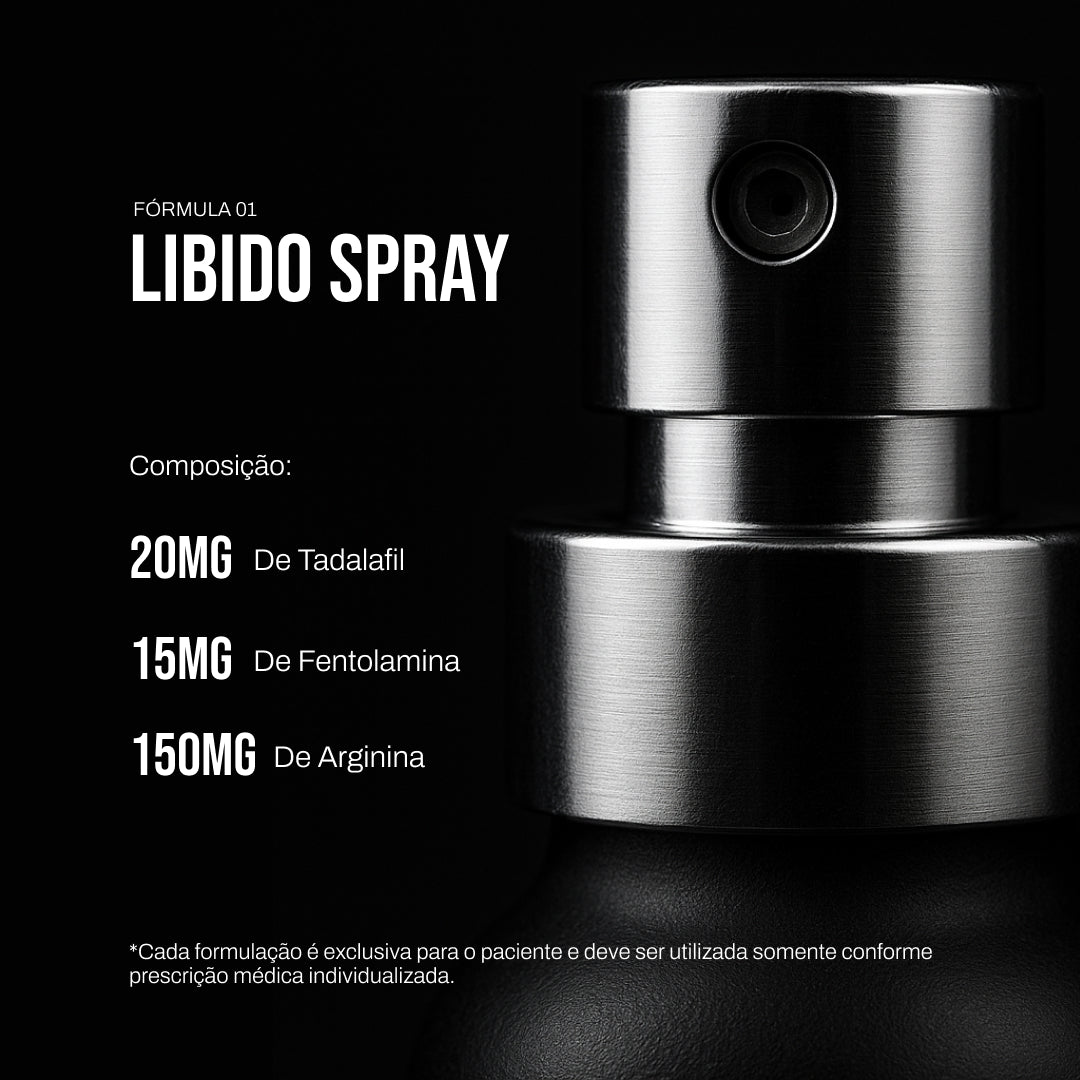Libido Spray Sabor Menta 120 doses - Tadalafil Spray